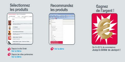 conseillez des produits et soyez payer pour cela